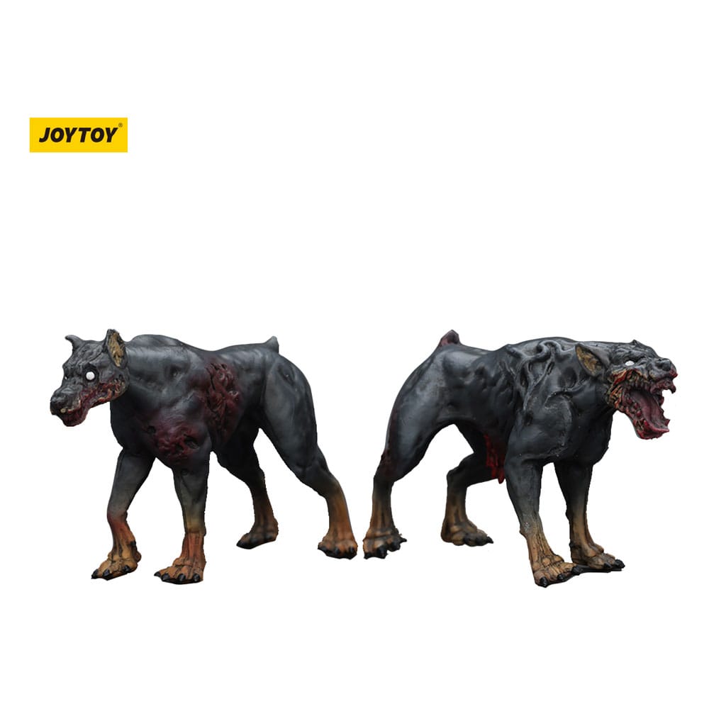 Zombie Pack de 2 Figuras Dark Source Police Dogs 8 cm Frikytopia