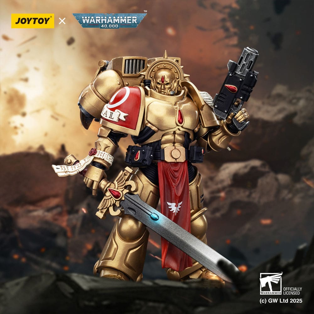 Warhammer 40,000: Combat Patrol Blood Angels Figura Sanguinary Guard 1 With Inferno Pistol And Encarmine Blade 20 cm