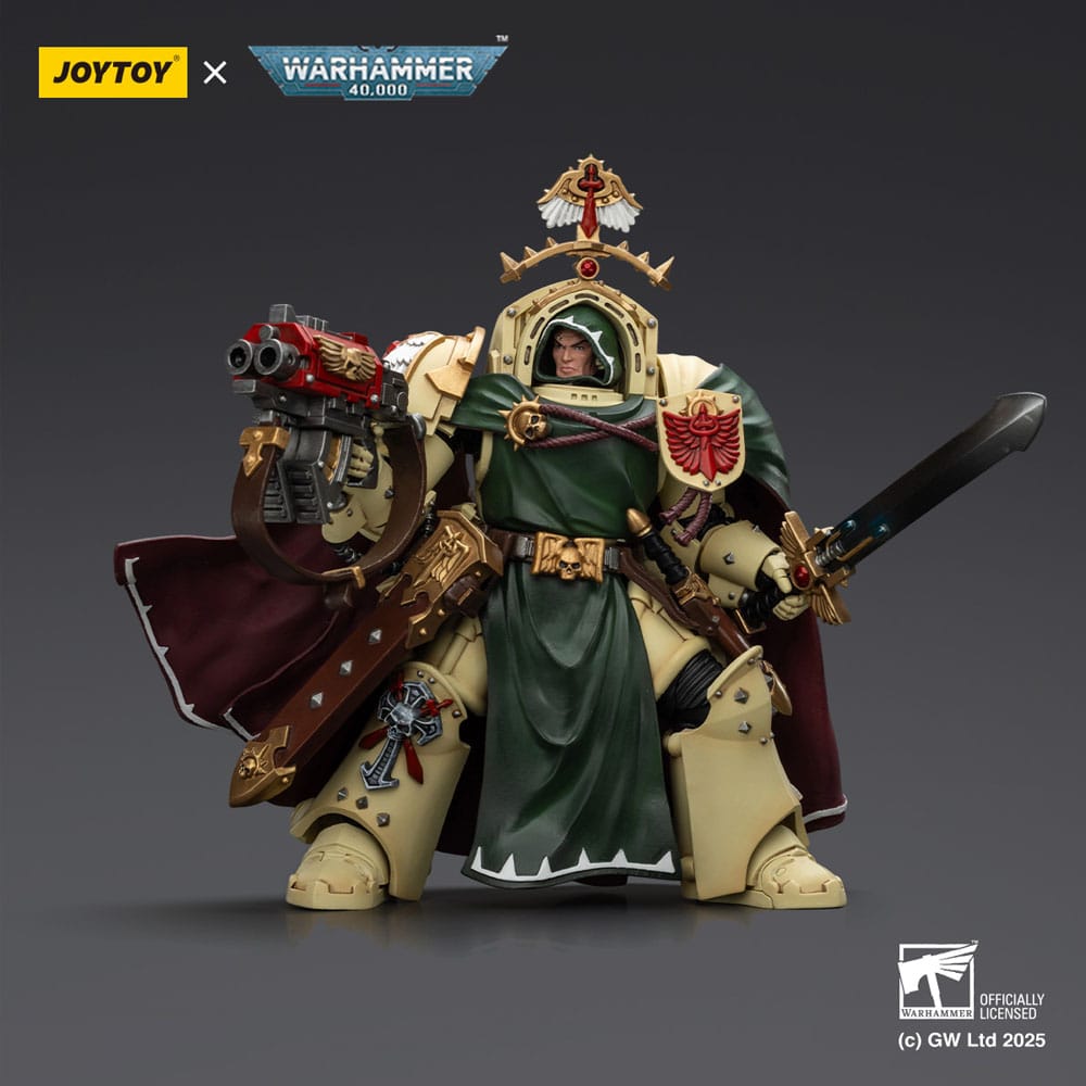 Warhammer 40,000: Dark Angels Figura Belial Grand Master Of The Deathwing With The Sword Of Silence And Storm Bolter 14 cm