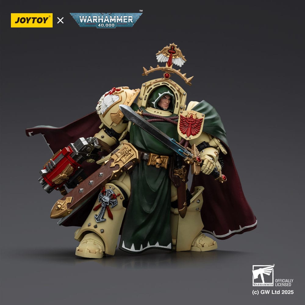 Warhammer 40,000: Dark Angels Figura Belial Grand Master Of The Deathwing With The Sword Of Silence And Storm Bolter 14 cm