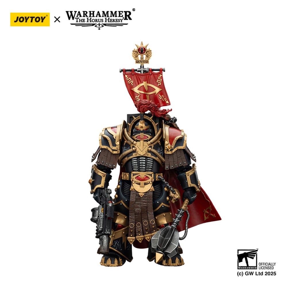 Warhammer 40,000: Sons Of Horus Figura Legion Cataphractii Praetorwith Combi-Melta And Power Maul 14 cm