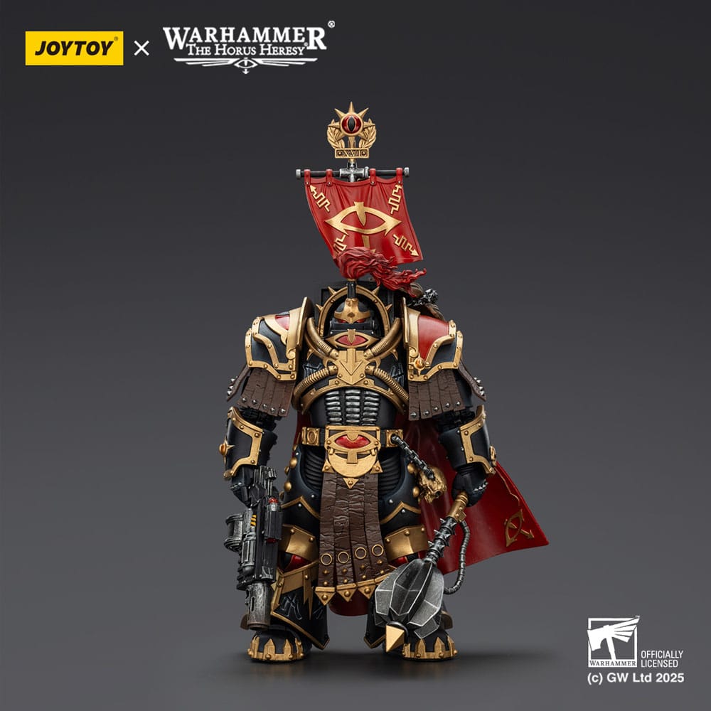 Warhammer 40,000: Sons Of Horus Figura Legion Cataphractii Praetorwith Combi-Melta And Power Maul 14 cm