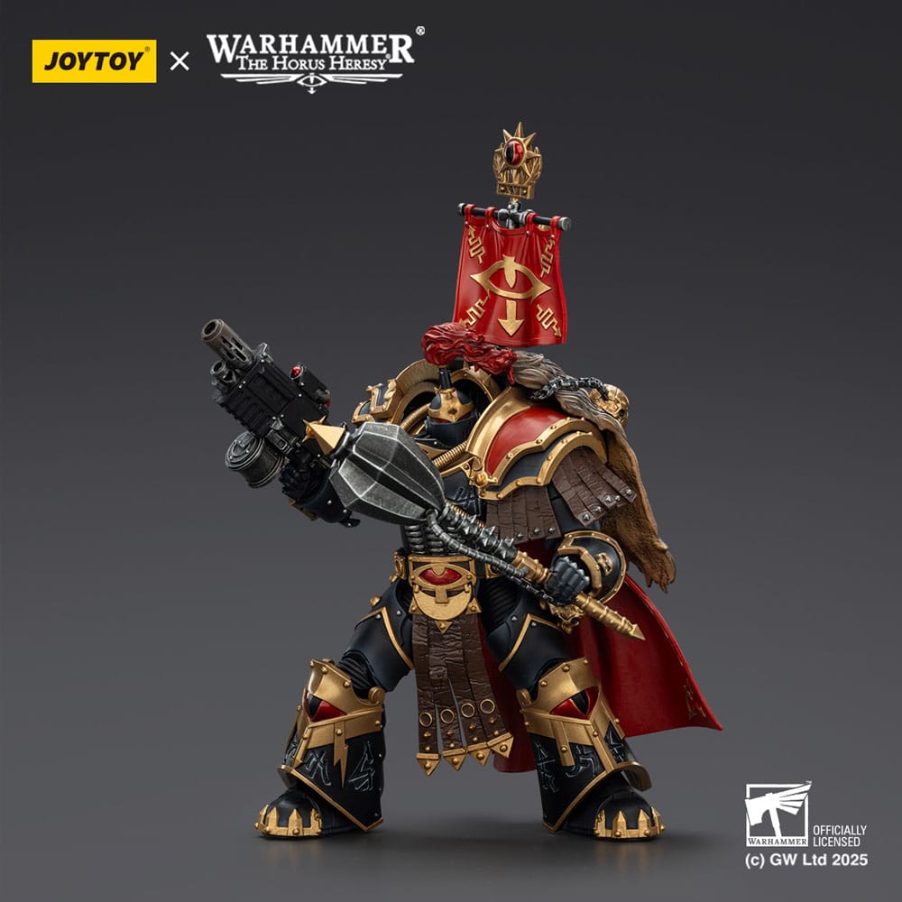 Warhammer 40,000: Sons Of Horus Figura Legion Cataphractii Praetorwith Combi-Melta And Power Maul 14 cm