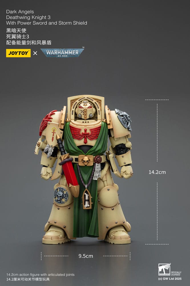 Warhammer 40,000 Figura Dark Angels Deathwing Knight 3 14 cm