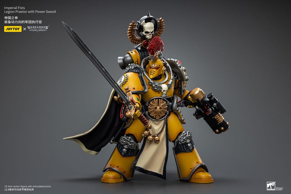 Warhammer The Horus Heresy Figura 1/18 Imperial Fists Legion Praetor With Power Sword 12 cm
