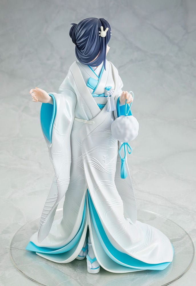 Rascal Does Not Dream Of a Bunny Girl Senpai Estatua 1/7 Mai Sakurajima White Kimono Ver. 23 cm