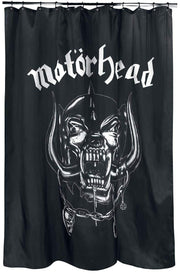 Motörhead Cortina de la Ducha Warpig Logo