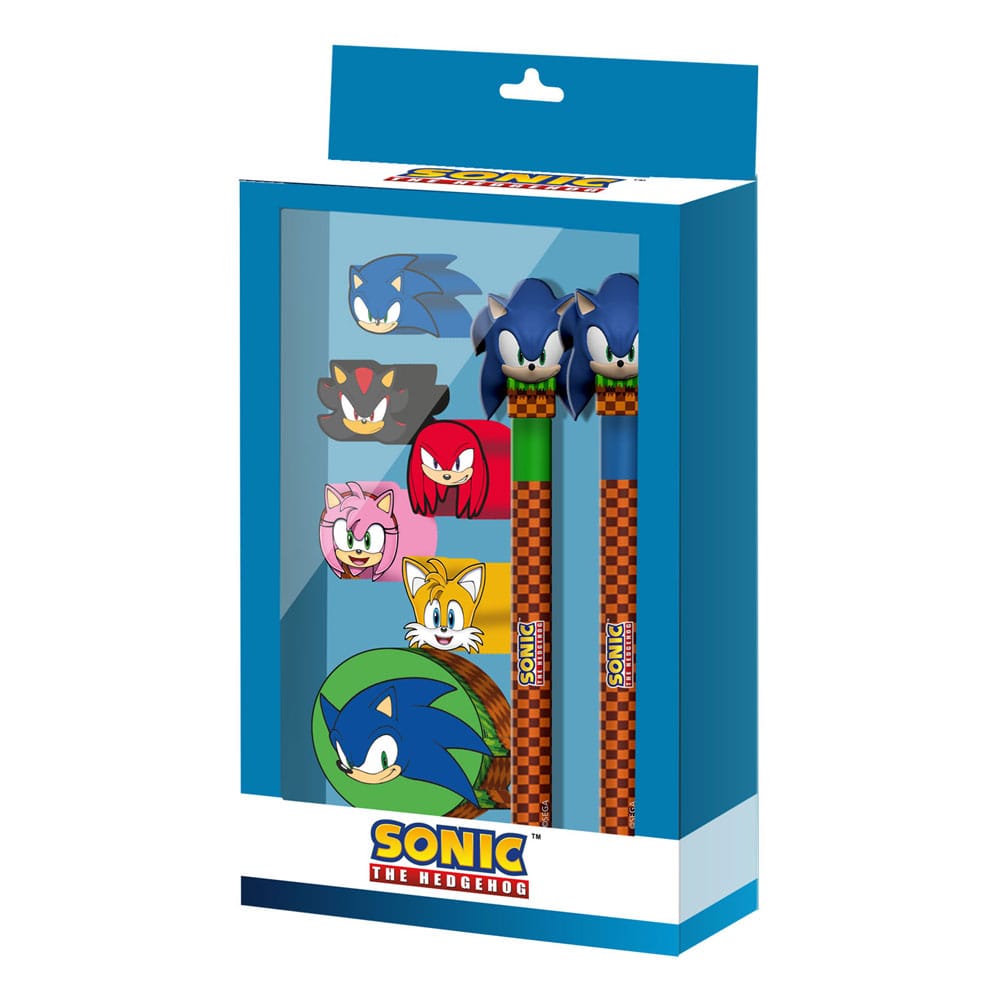 Sonic - The Hedgehog Pack de 8 Set de Escritura
