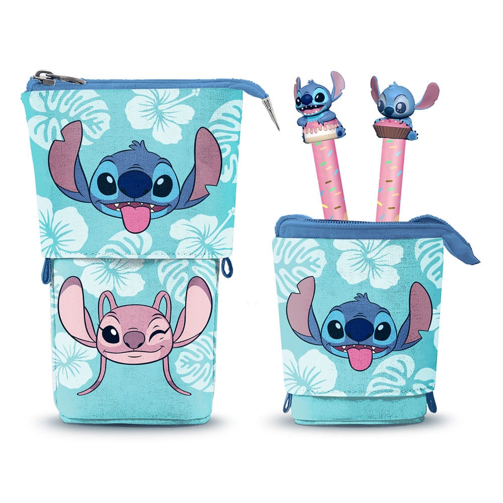 Lilo & Stitch Estuche Pop Up con 2 bolígrafos de gel borrable Frikytopia