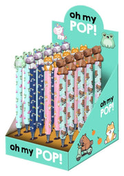 Oh My Pop ! Bolígrafo de Gel Borrable Mix - Expositor (24)