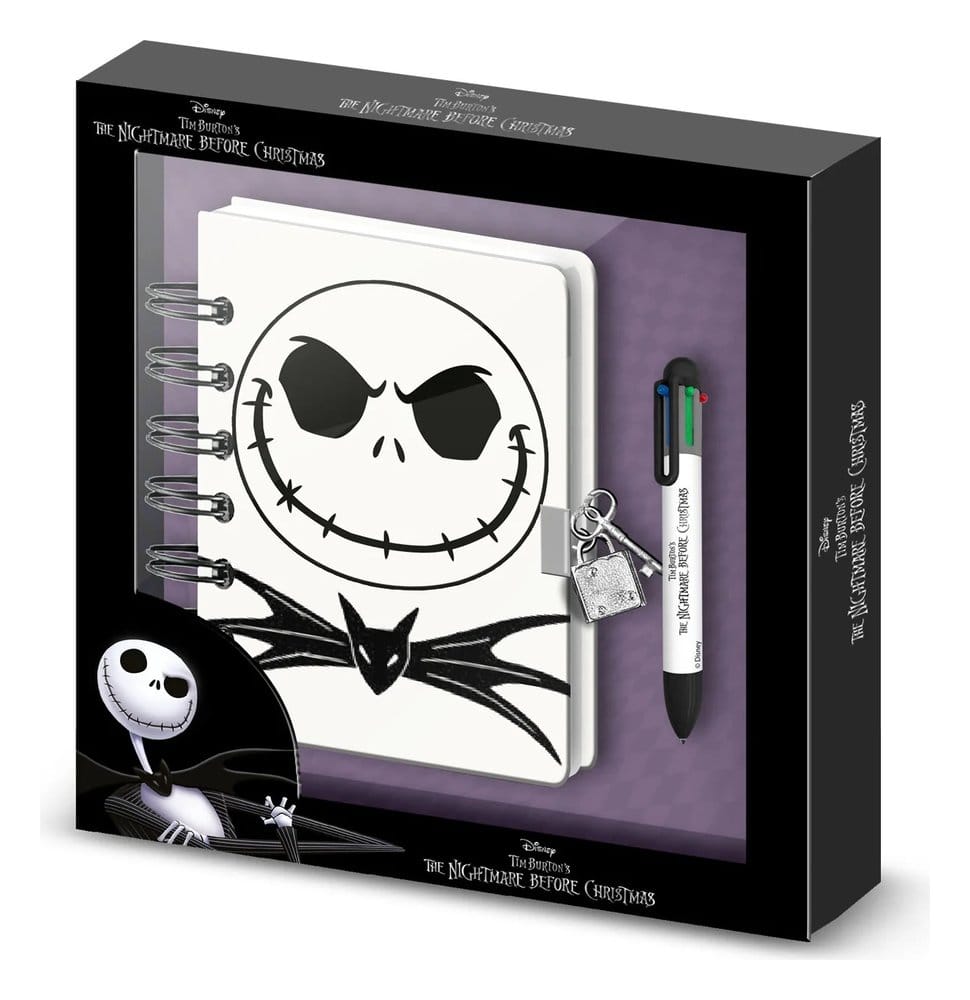 Pesadilla Antes de Navidad Libreta con Bolígrafo Set de Regalo Jack