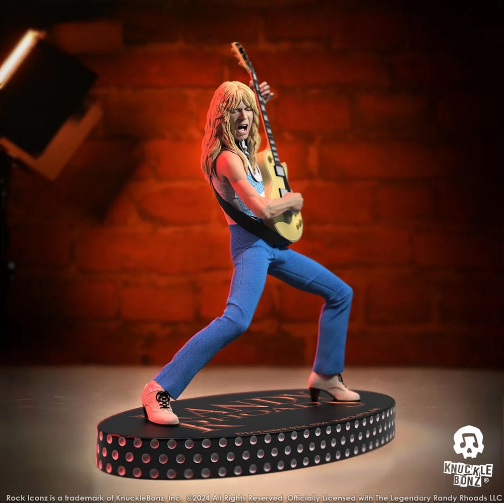 Randy Rhoads IV Estatua Rock Iconz The Early Years Blue Version 24 cm
