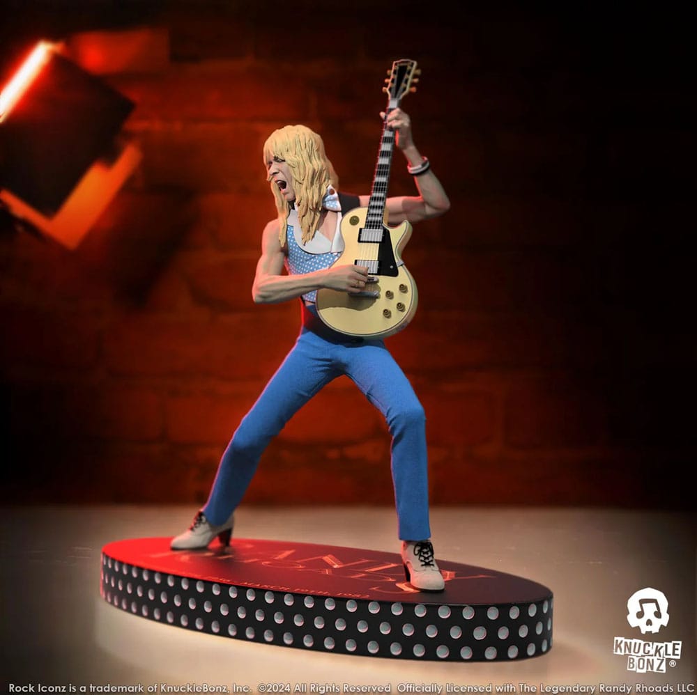 Randy Rhoads IV Estatua Rock Iconz The Early Years Blue Version 24 cm