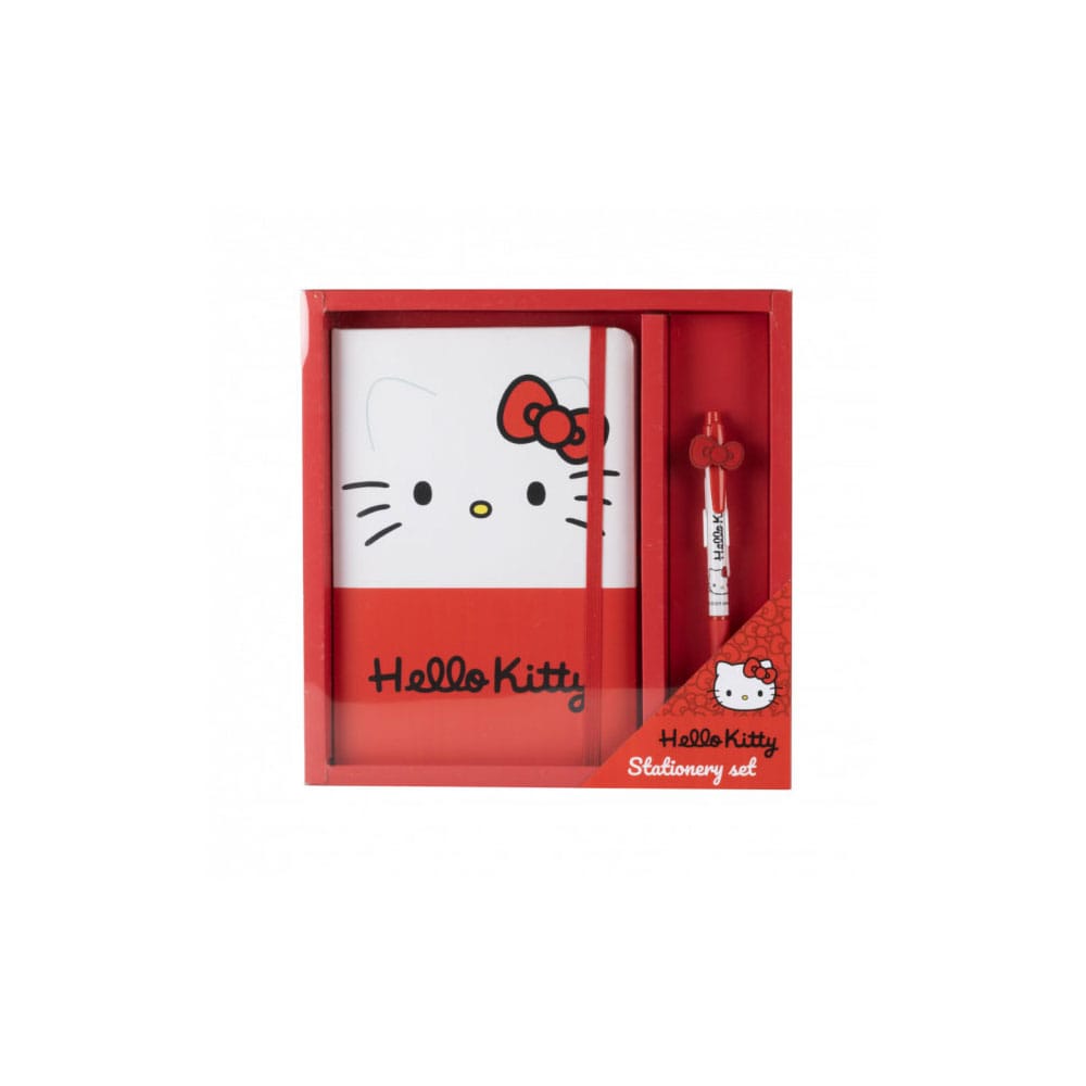 Sanrio Libreta con bolígrafo Set de regalo Hello Kitty Frikytopia