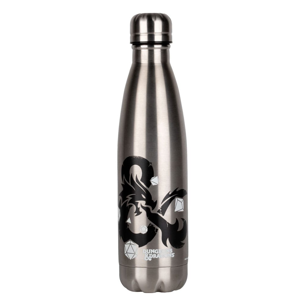 Dungeons & Dragons Botella Termo Logo Silver Frikytopia
