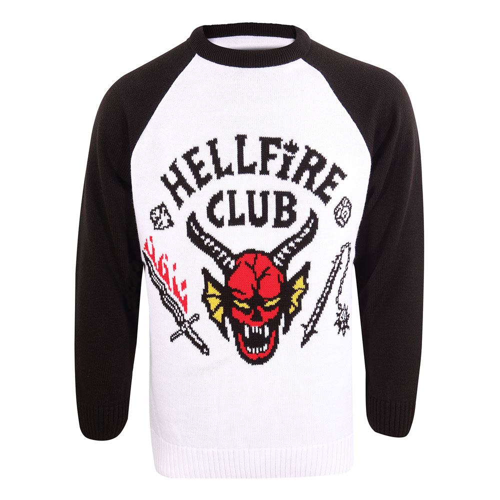 Stranger Things Sweatshirt Christmas Jumper Hellfire Club talla M Frikytopia