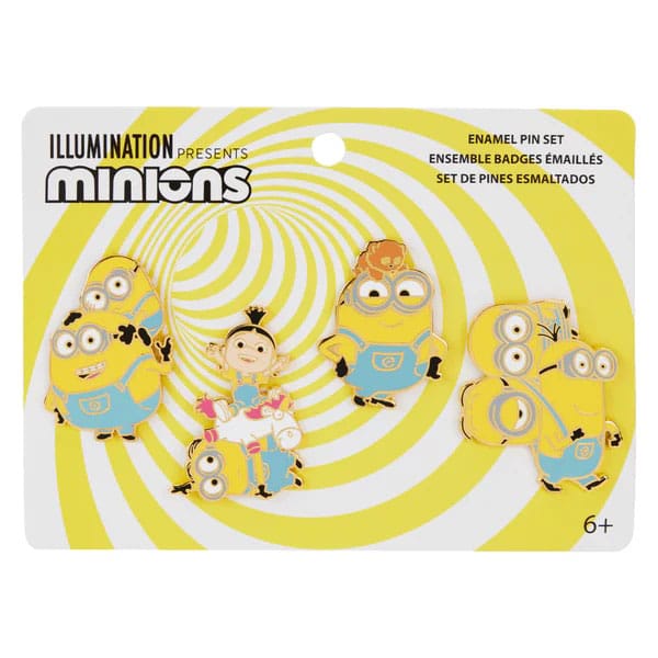 mi villano favorito by Loungefly Pin Set de 4 Chapas esmaltadas Variety 3 cm Frikytopia