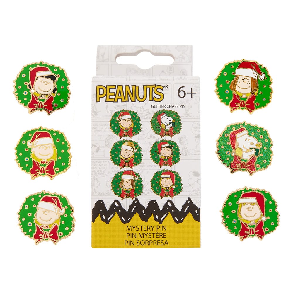 Peanuts By Loungefly Chapas Esmaltadas Blind Box Snoopy And Friends Holiday Surtido (12)