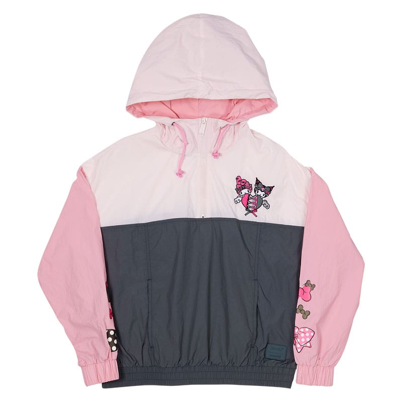 Sanrio by Loungefly cortavientos bomber My Melody and Kuromi talla XL
