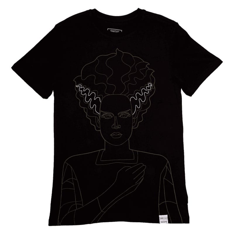Universal Monsters By Loungefly Tee Camiseta Unisex Bride Of Frankenstein Talla S