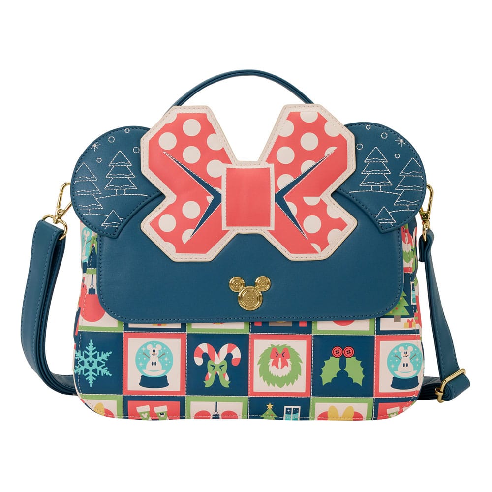 Disney by Loungefly Bandolera Mickey and Minnie Holiday Frikytopia