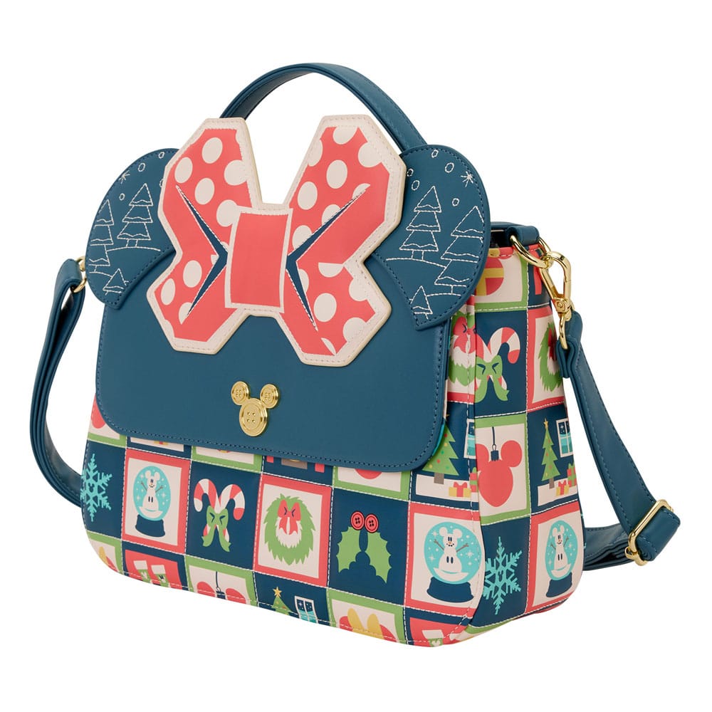 Disney By Loungefly Bandolera Mickey And Minnie Holiday