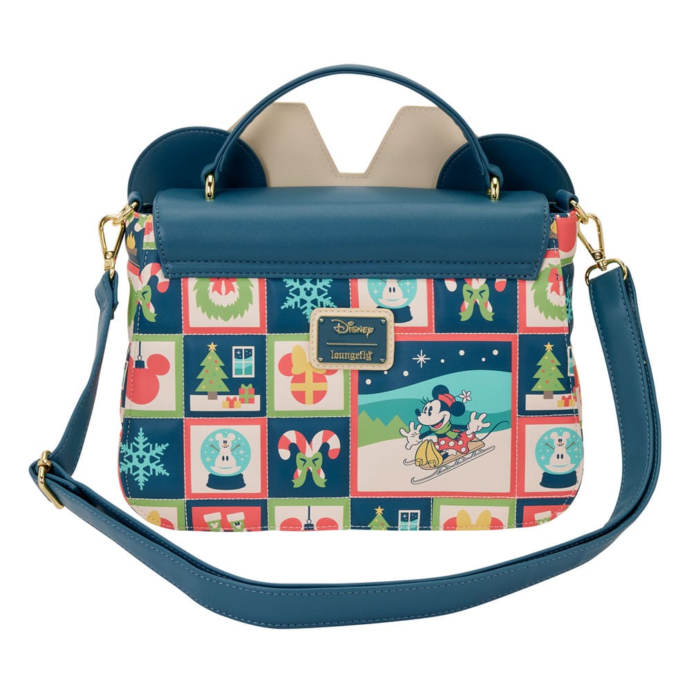 Disney By Loungefly Bandolera Mickey And Minnie Holiday