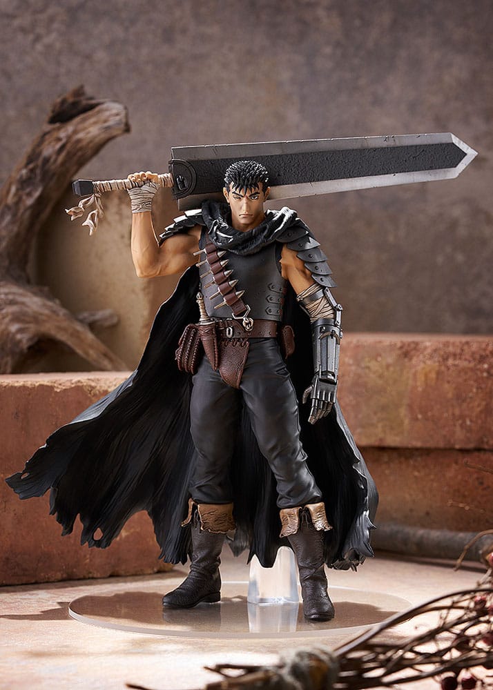 Berserk Estatua PVC Pop Up Parade L Guts (Black Swordsman) 22 cm