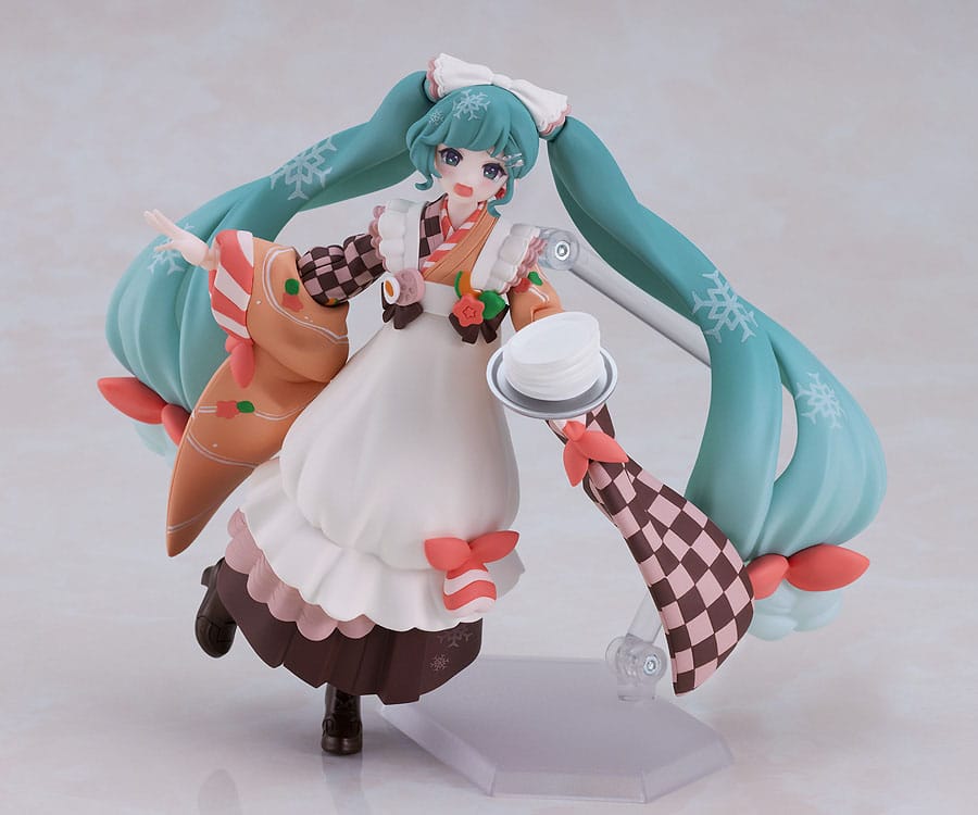 Character Vocal Series 01: Hatsune Miku Figura Figma Snow Miku: Winter Delicacy Ver. 14 cm