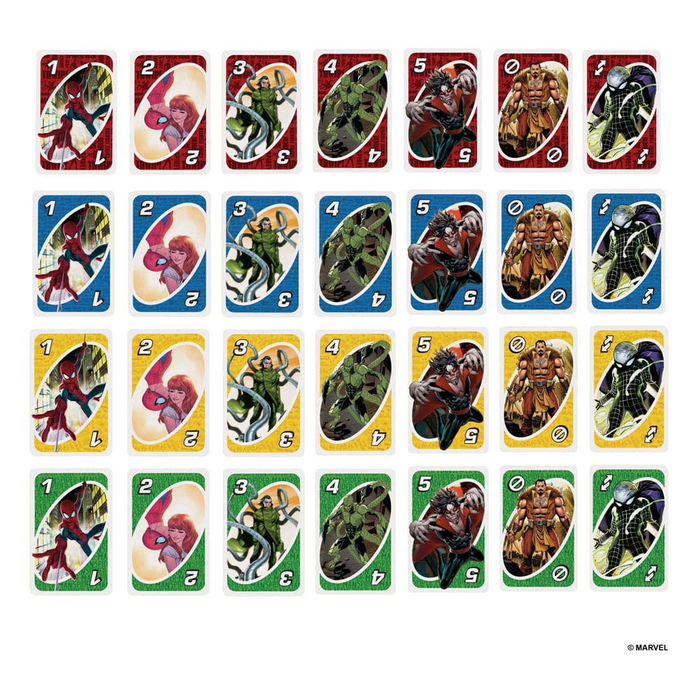The Amazing Spider-Man Juego de Cartas UNO