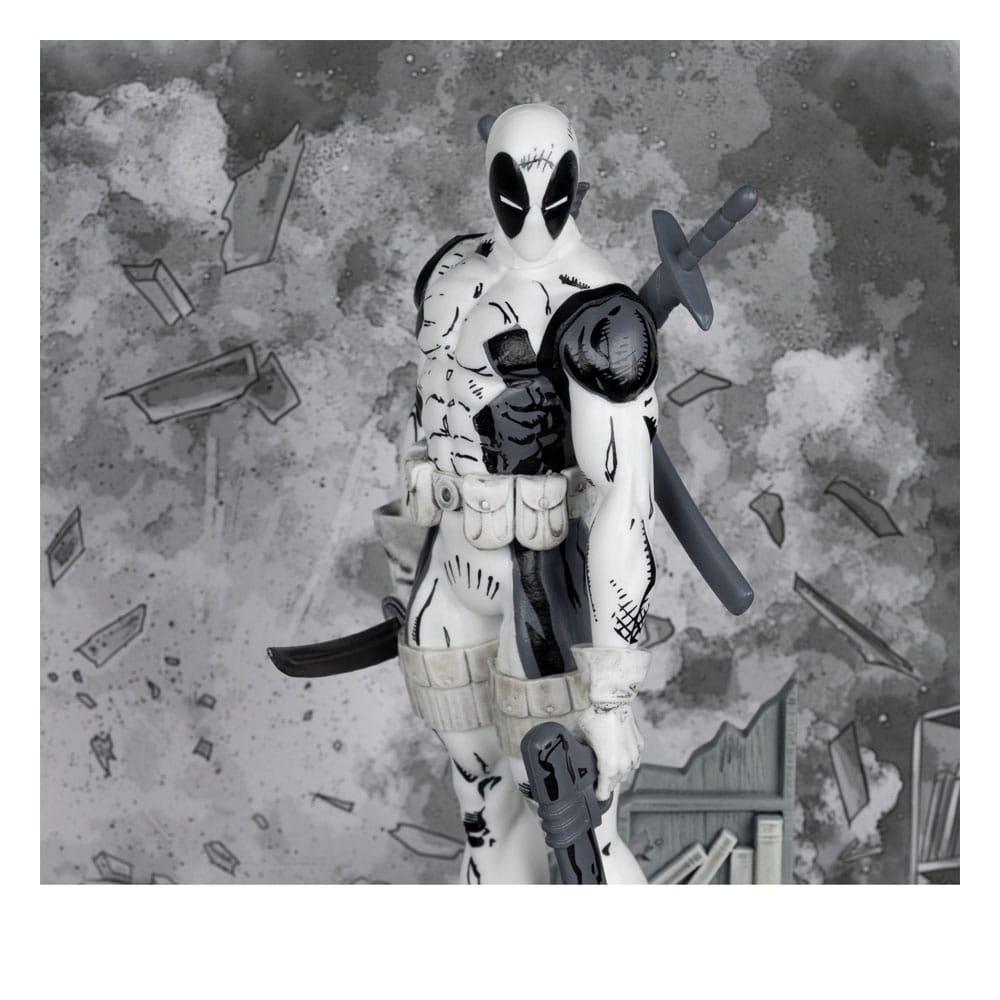 Marvel Collection Estatua PVC 1/10 Deadpool (The New Mutants #98) (Line Art) (Gold Label) 17 cm