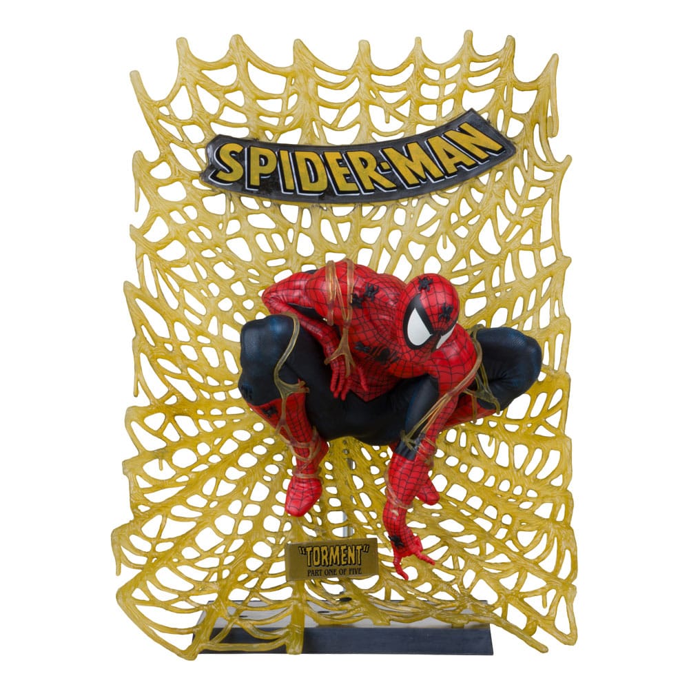 Marvel Collection Estatua PVC 1/6 Spider-Man (Spider-Man # 1) (Gold Edition) (Gold Label) 15 cm Frikytopia