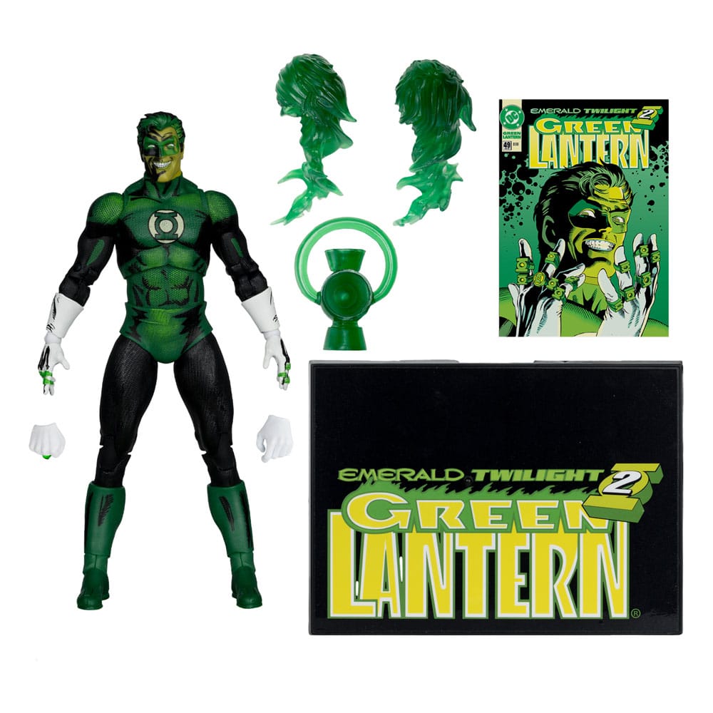 DC Multiverse McFarlane Cover Recreations Figura Green Lantern (Emerald Twilight) (Gold Label) 18 cm