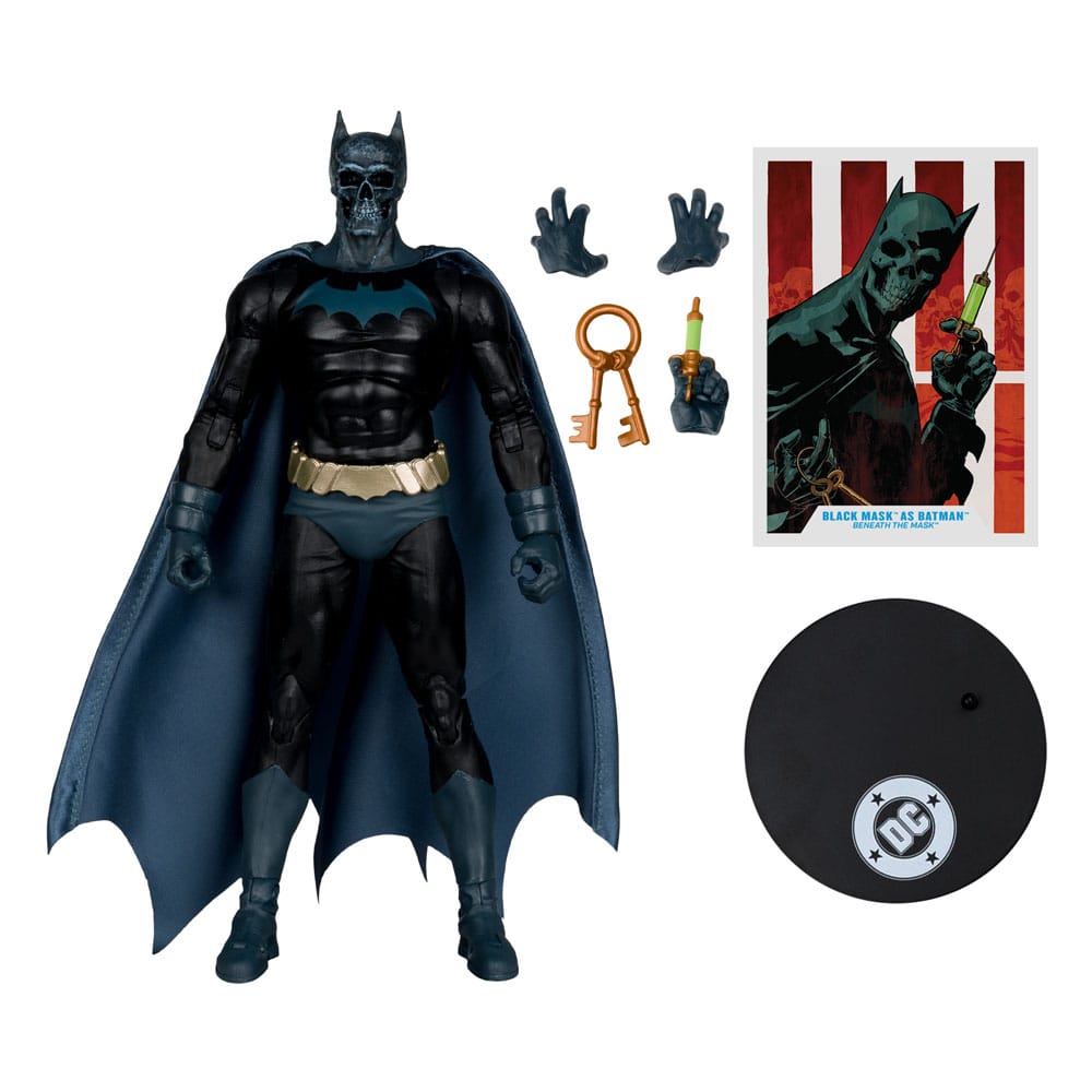 DC Multiverse Figura Black Mask As Batman (Beneath The Mask) 18 cm