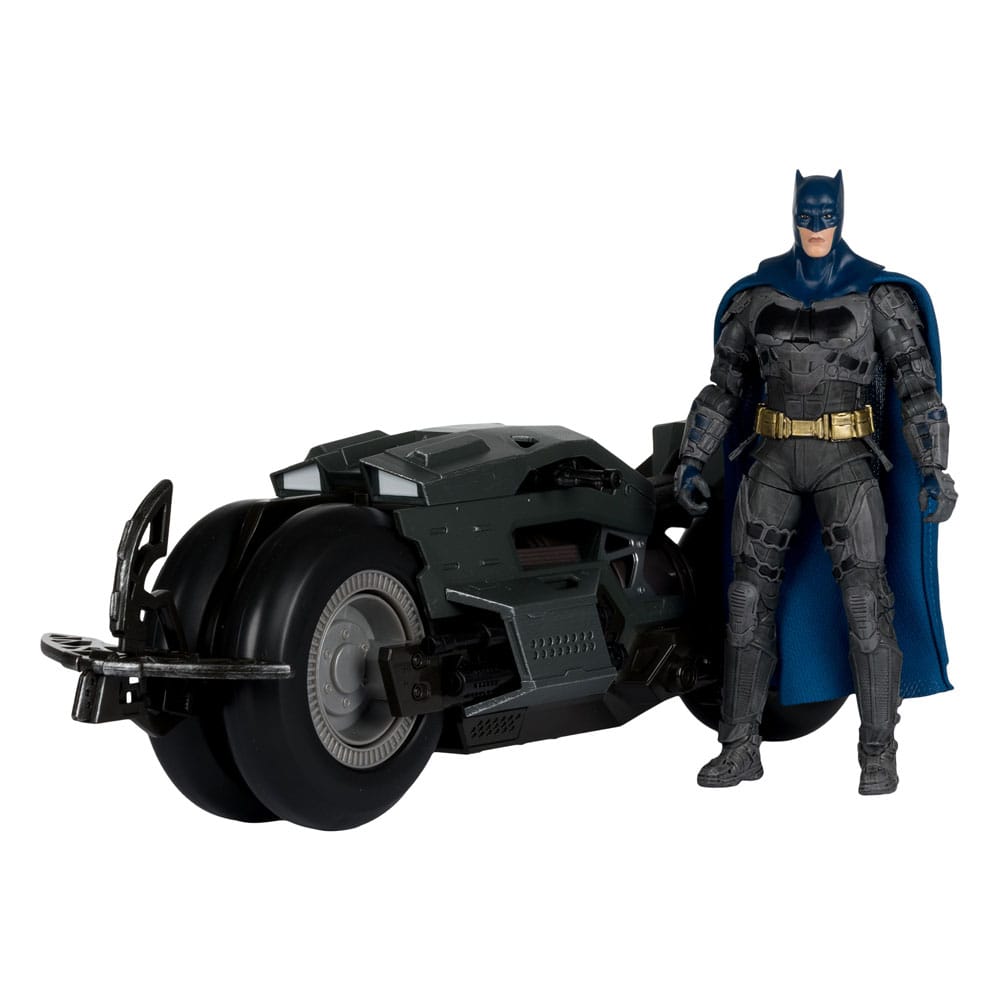 The Flash DC Multiverse Vehículo Batcycle with Batman Frikytopia