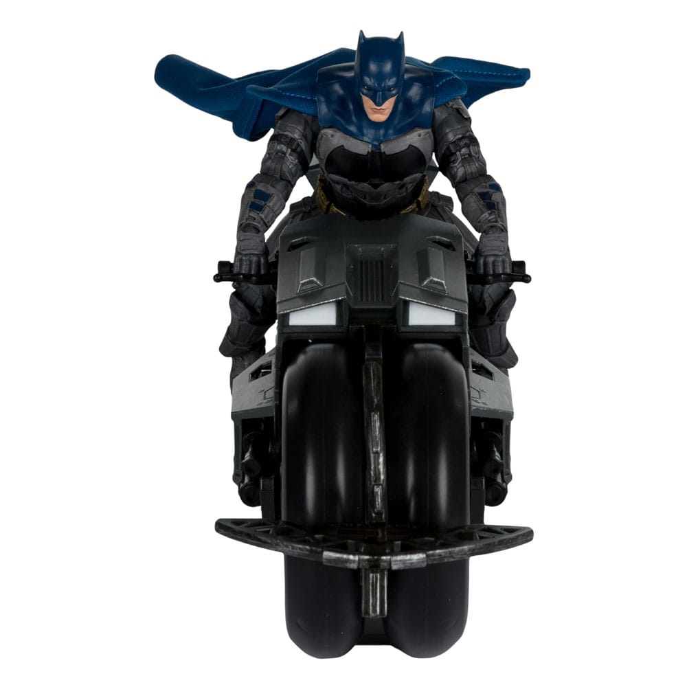 The Flash DC Multiverse Vehículo Batcycle With Batman