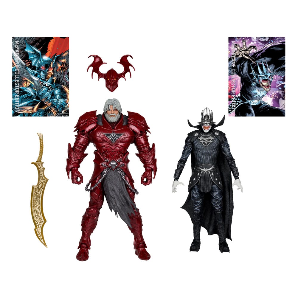 DC Multiverse McFarlane Collector Edition Pack de 2 Figuras #04 Batman Who Laughs (Knight Armor) & Merciless (Dark Multiverse) 18 cm