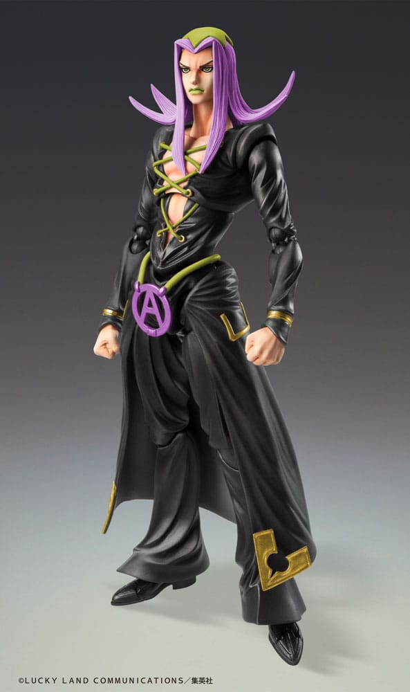 JoJo's Bizarre Adventure Part 5 Figura Super Action Chozokado Leone Abbacchio Black Ver. 16 cm