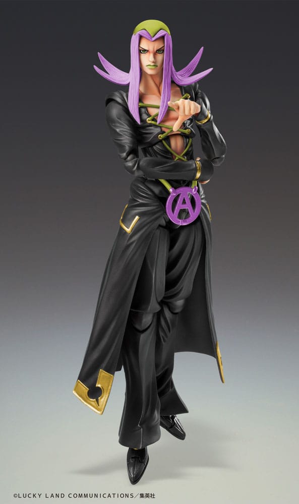 JoJo's Bizarre Adventure Part 5 Figura Super Action Chozokado Leone Abbacchio Black Ver. 16 cm