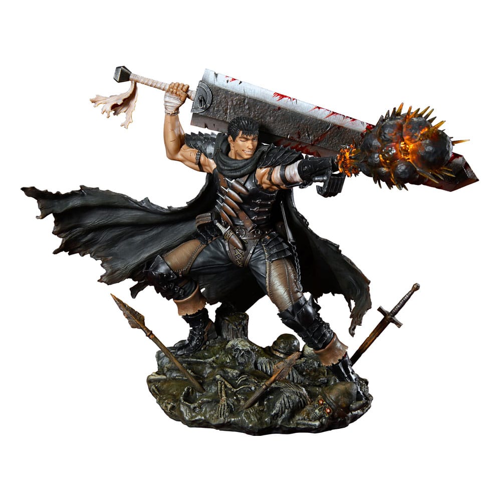 Berserk Estatua PVC 1/7 Guts Black Swordsman Ver. 26 cm Frikytopia