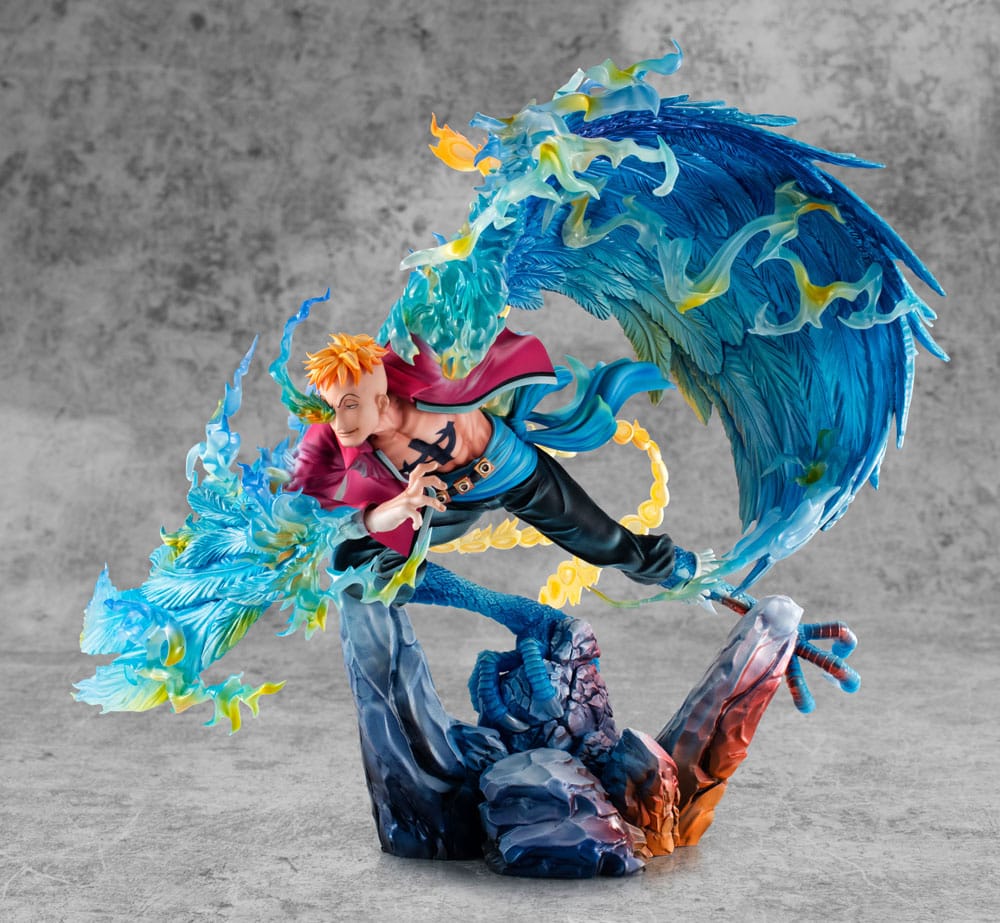 One Piece Estatua PVC P.O.P. MAS Maximum Marco the Phoenix Leader of 1st group of Whitebeard Pirates 32 cm Frikytopia