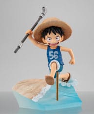 One Piece Serie G.E.M. Estatua PVC Monkey D. Luffy Run! Run! Run! 15th Anniversary Ver. 12 cm