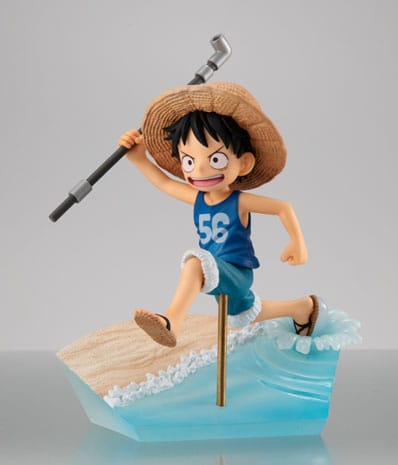 One Piece Serie G.E.M. Estatua PVC Monkey D. Luffy Run! Run! Run! 15th Anniversary Ver. 12 cm