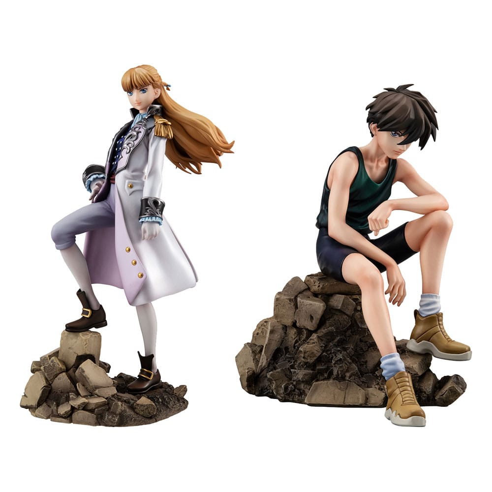 Mobile Suit Gundam Wing Alpha x Omega Estatua PVC 1/8 Heero Yuy & Relena Peacecraft Set 30th Anniversary Repaint Ver. 14 cm Frikytopia