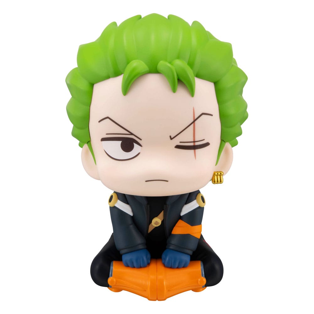 One Piece Estatua PVC Look Up Roronoa Zoro Future Island Egghead Ver. 11 cm Frikytopia