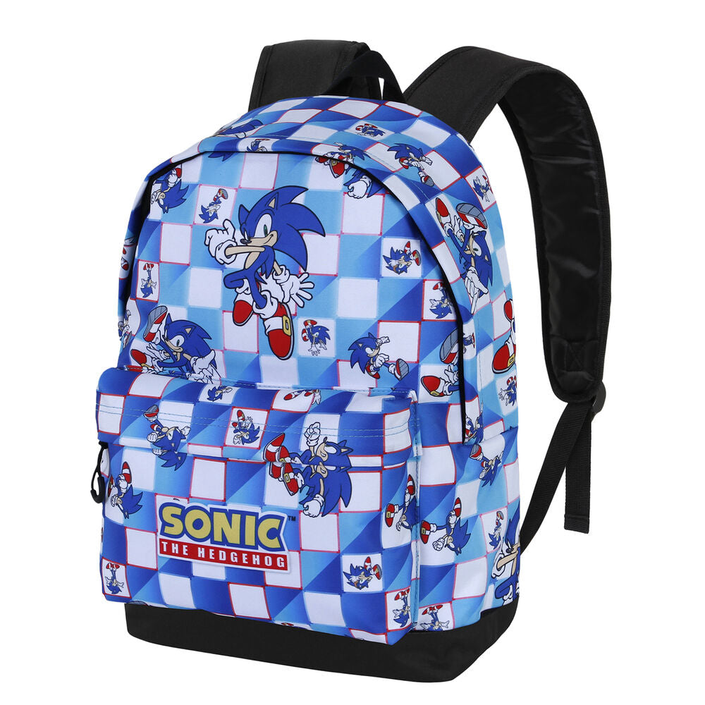 Mochila Blue Lay Sonic The Hedgehog 41cm Frikytopia