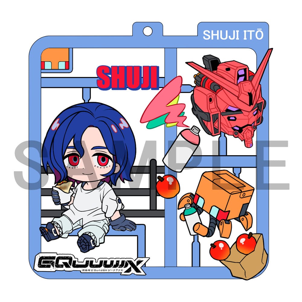 Mobile Suit Gundam GQuuuuuuX Colgantes Retro Mascot Surtido (4)