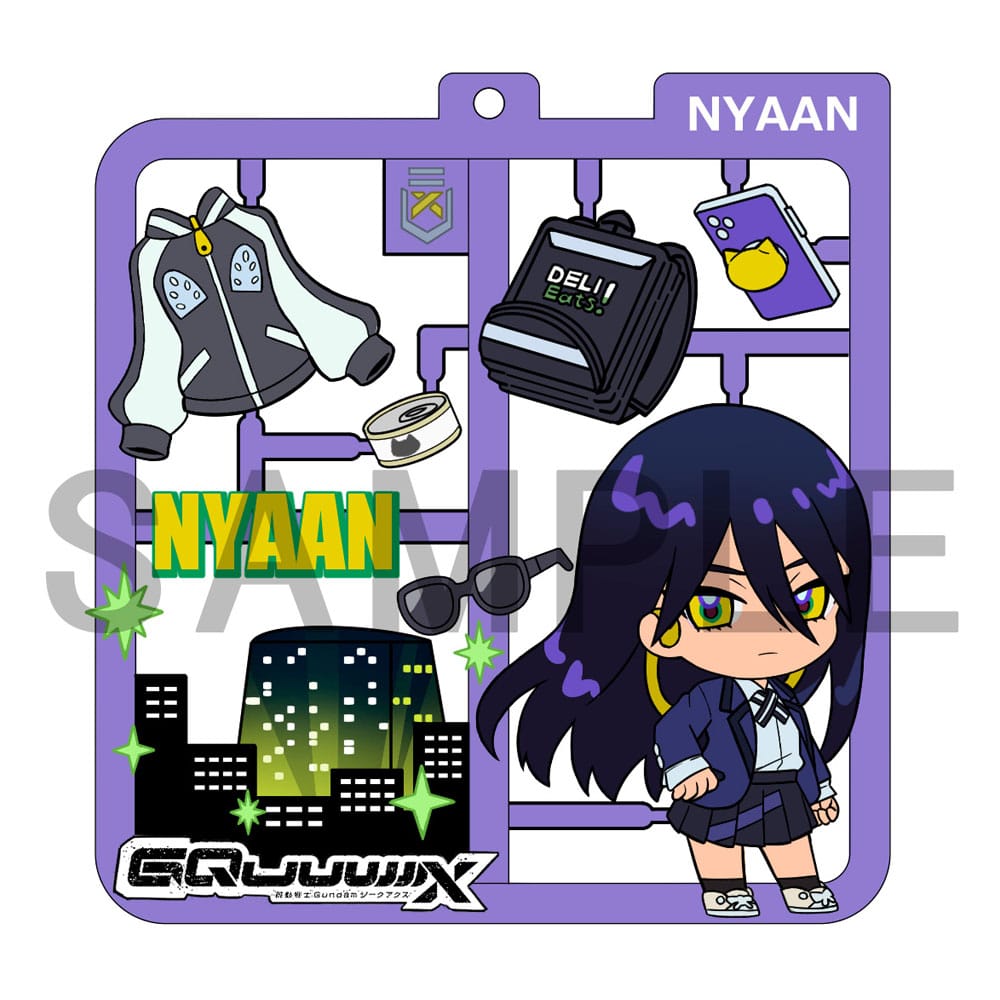 Mobile Suit Gundam GQuuuuuuX Colgantes Retro Mascot Surtido (4)