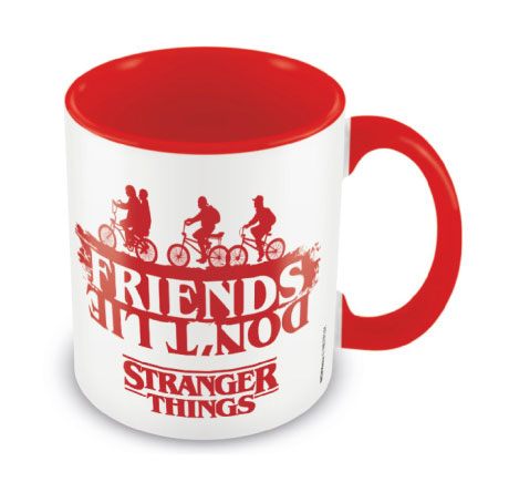 Stranger Things Taza Coloured Inner Friends Don't Lie