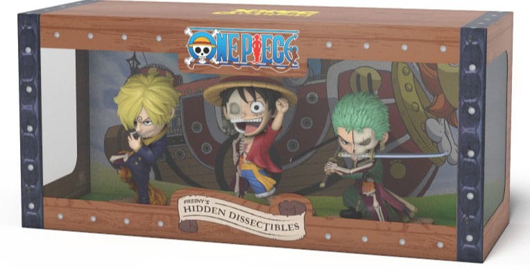 One Piece Freeny's Hidden Dissectables Vinyl Figure Luffy, Zoro and Sanji 10 cm Frikytopia